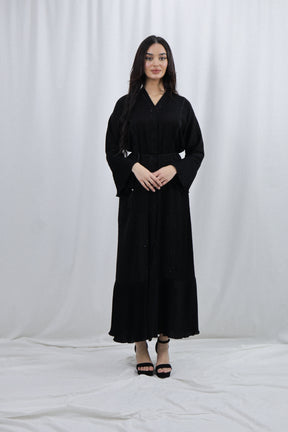 Black Sprinkle Abaya | Black