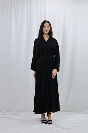 Black Sprinkle Abaya | Black