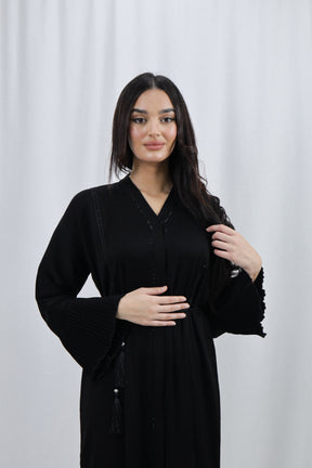 Black Sprinkle Abaya | Black