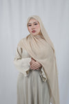 Pleated Dress | Beige