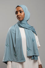 Load image into Gallery viewer, Premium Jersey Handmade Diamond 1 | Steel Blue
