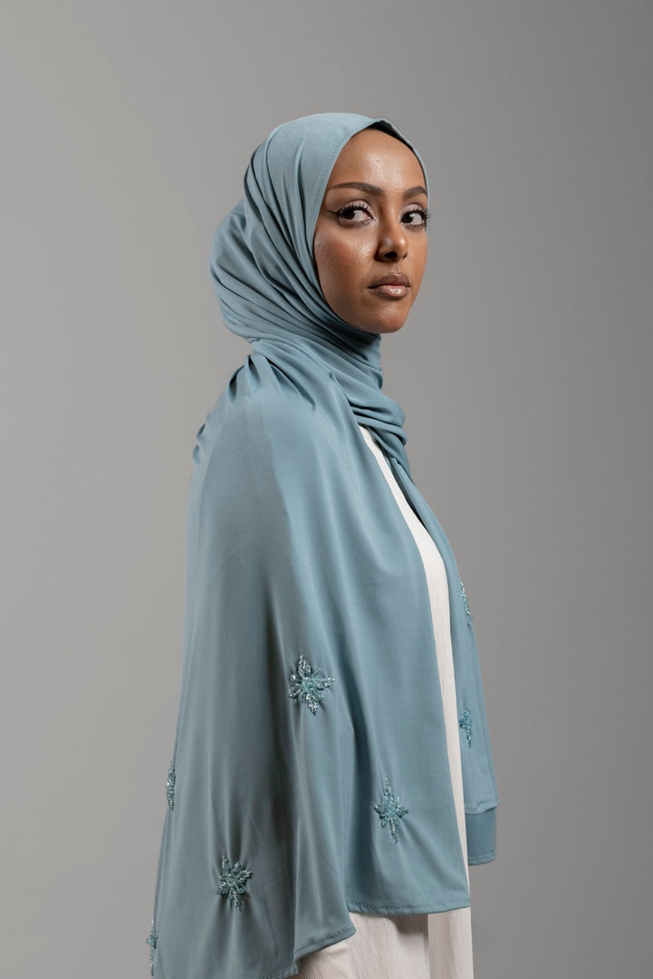Premium Jersey Handmade Diamond 1 | Steel Blue