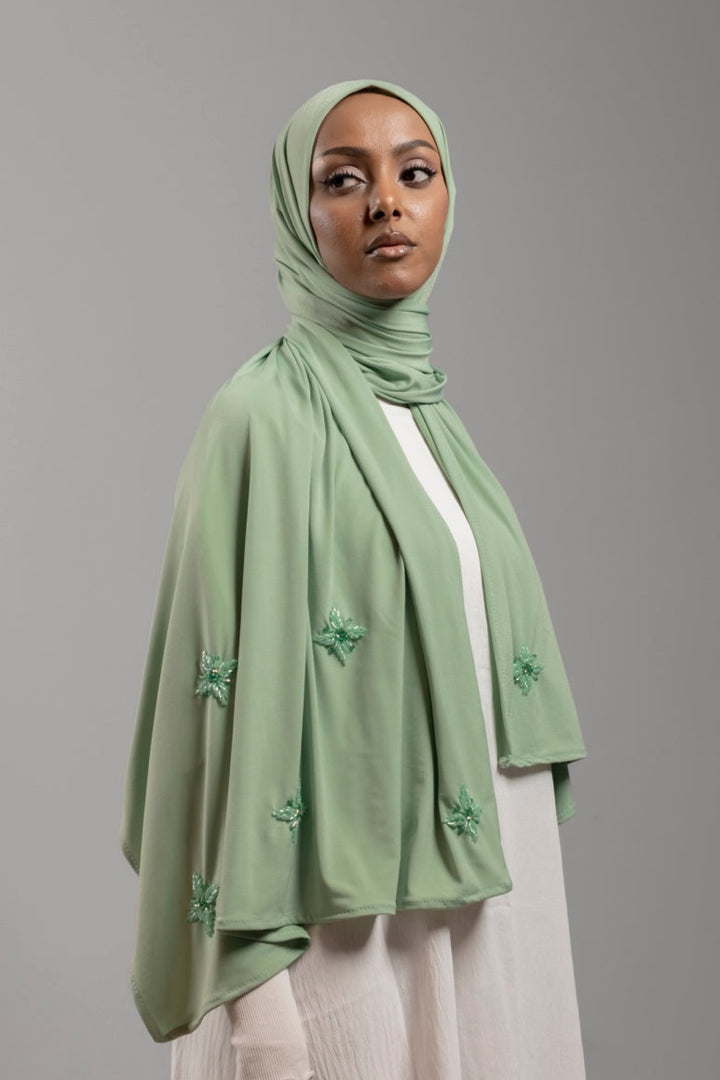 Premium Jersey Handmade Diamond 1 | Sage Green