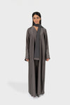 Abaya Mara - Silver sheen