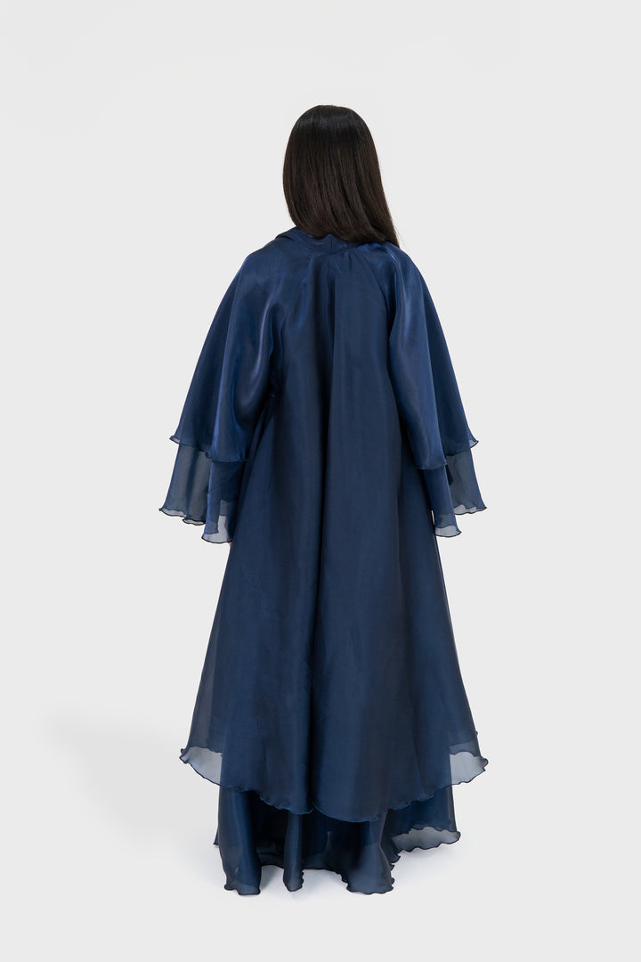 Dreamy Abaya | Navy Bloom