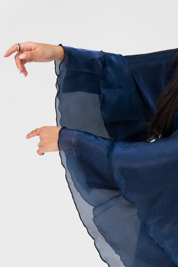 Dreamy Abaya | Navy Bloom