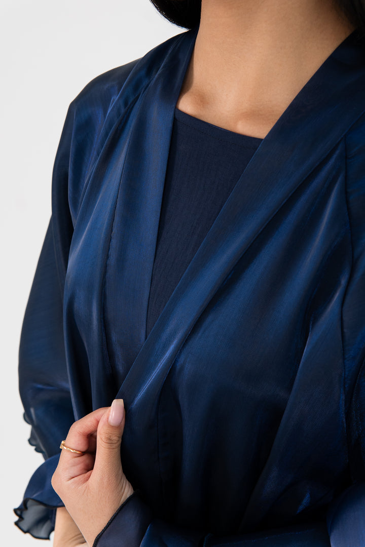 Dreamy Abaya | Navy Bloom