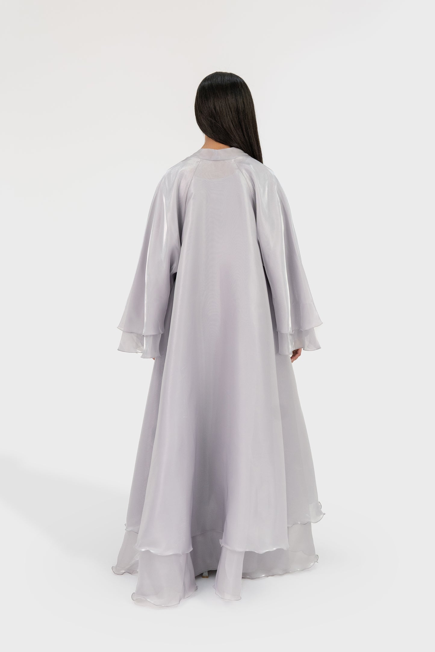 Dreamy Abaya - Soft Silver