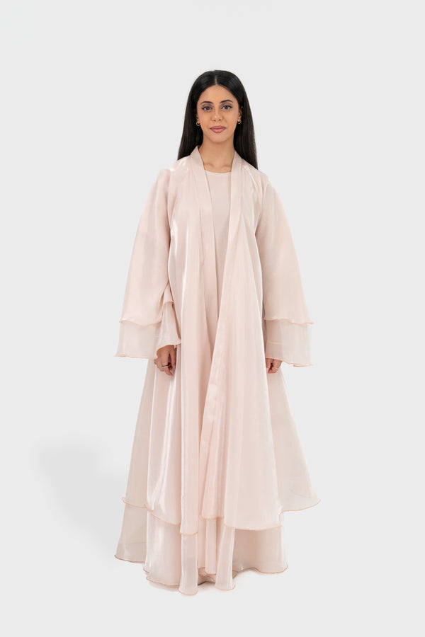 Dreamy Abaya -Soft Melon
