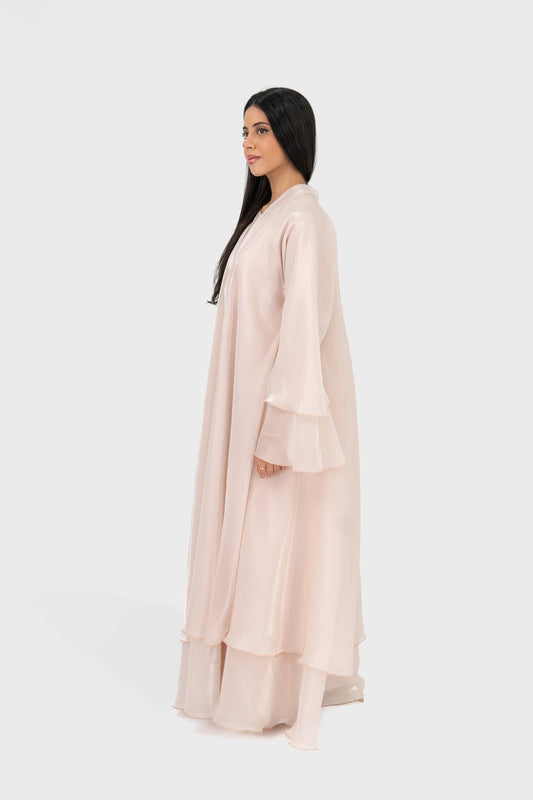 Dreamy Abaya -Soft Melon