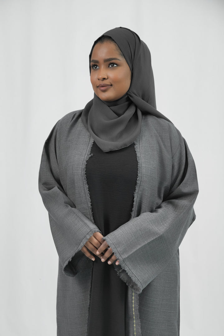 Linen Kimono | Grey