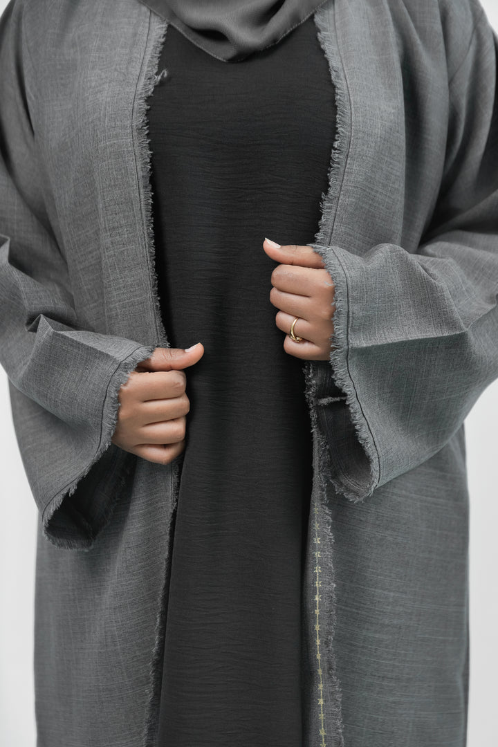 Linen Kimono | Grey
