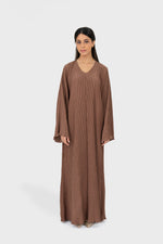 Charger l&#39;image dans la visionneuse de galerie, Pleated Dress | Coffee
