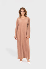 Charger l&#39;image dans la visionneuse de galerie, Pleated Dress | Salmon
