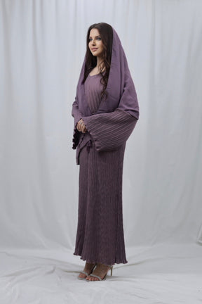 Pleated Dress | Mauve