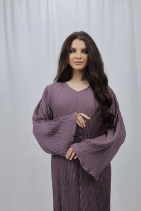 Pleated Dress | Mauve