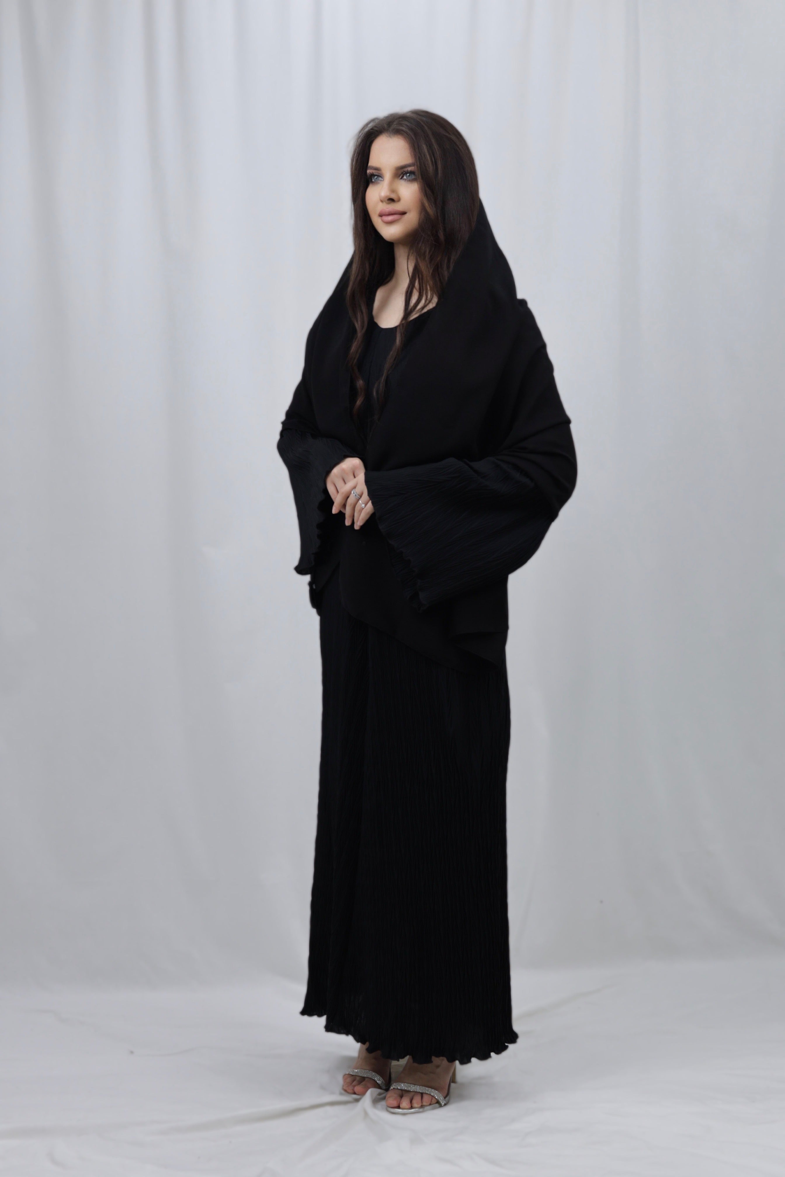 Pleated Dress - Black
