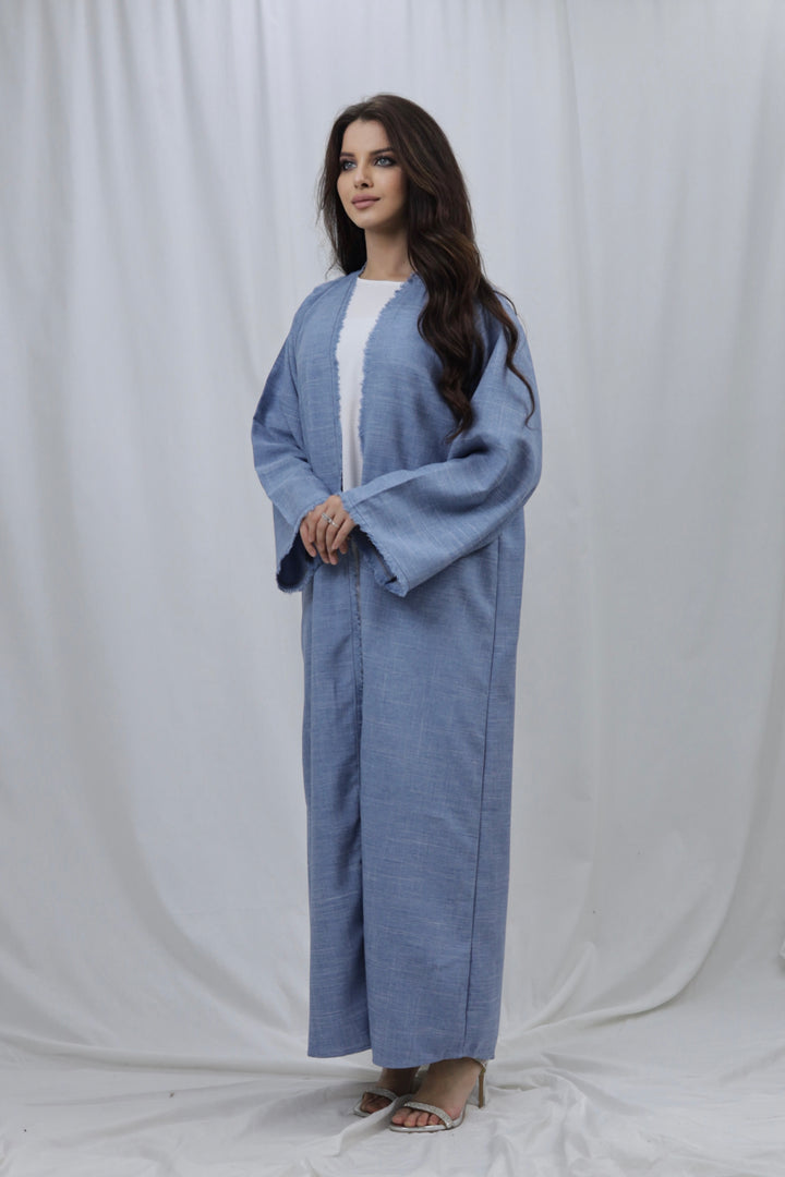 Linen Kimono | Sky Blue