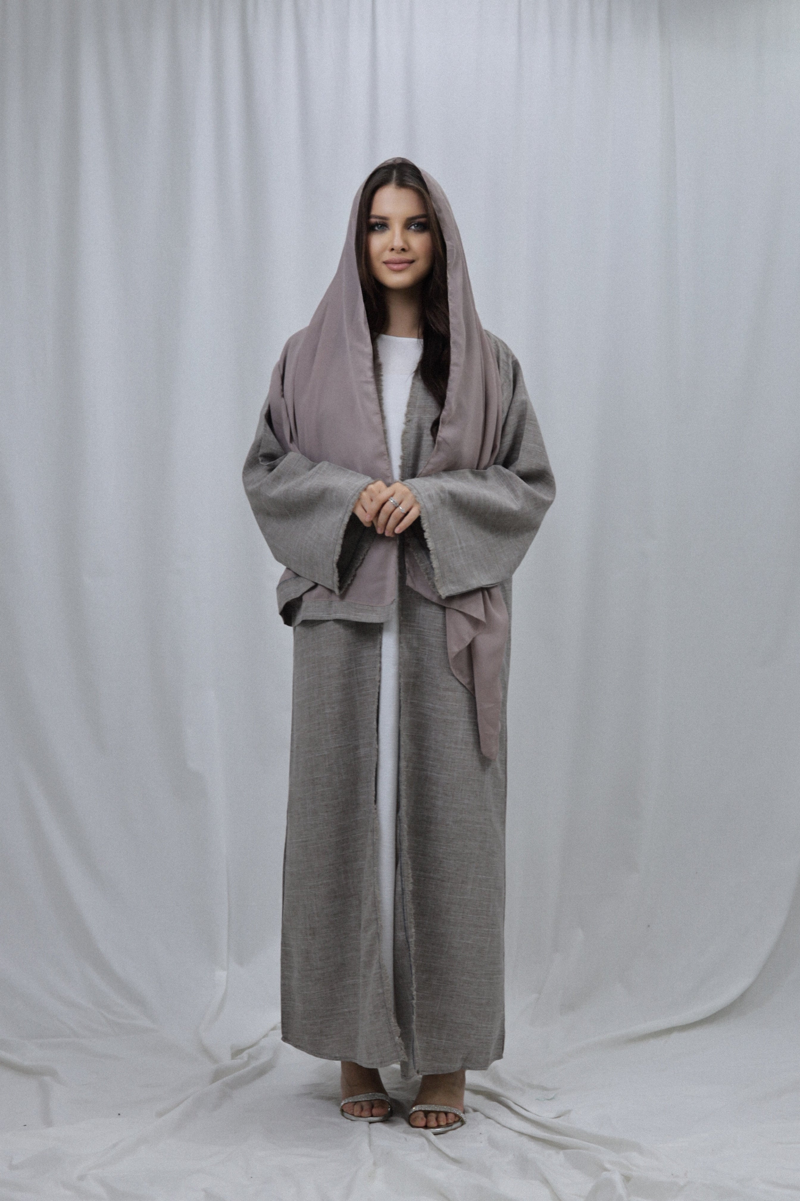 Linen Kimono | Light Brown