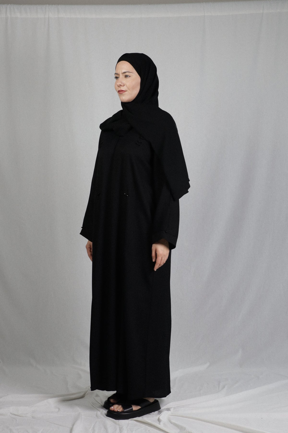 Abaya Khaleeji - Black