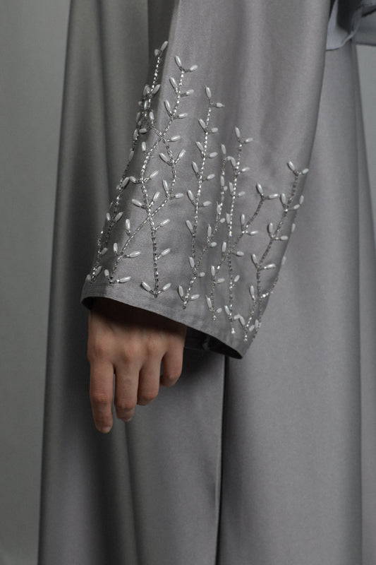 Abaya Mara - Light Grey