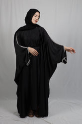 Abaya Pearl -  Black