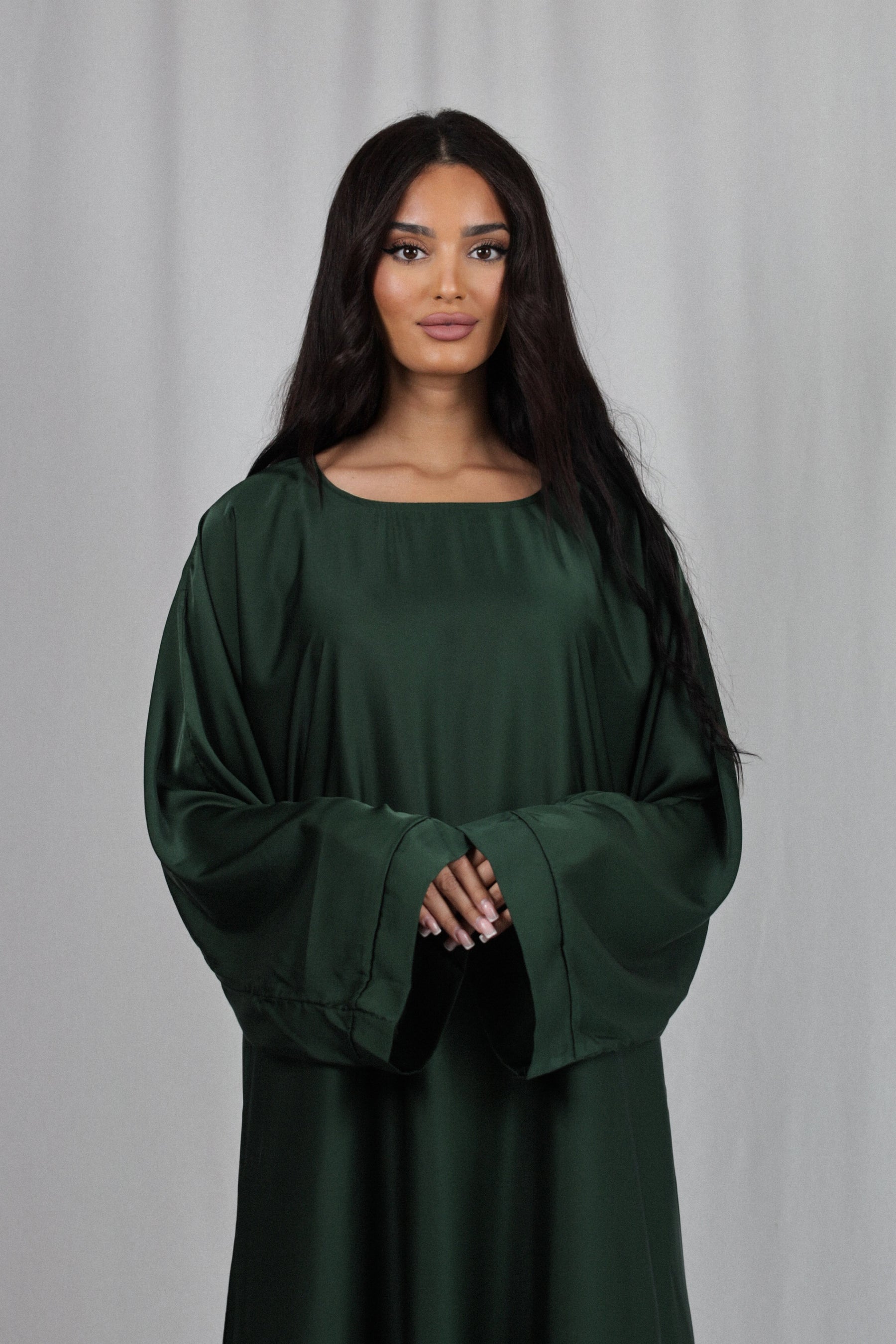 Satin Basic - Royal Green