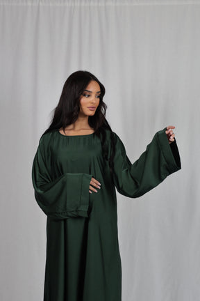 Satin Basic - Royal Green