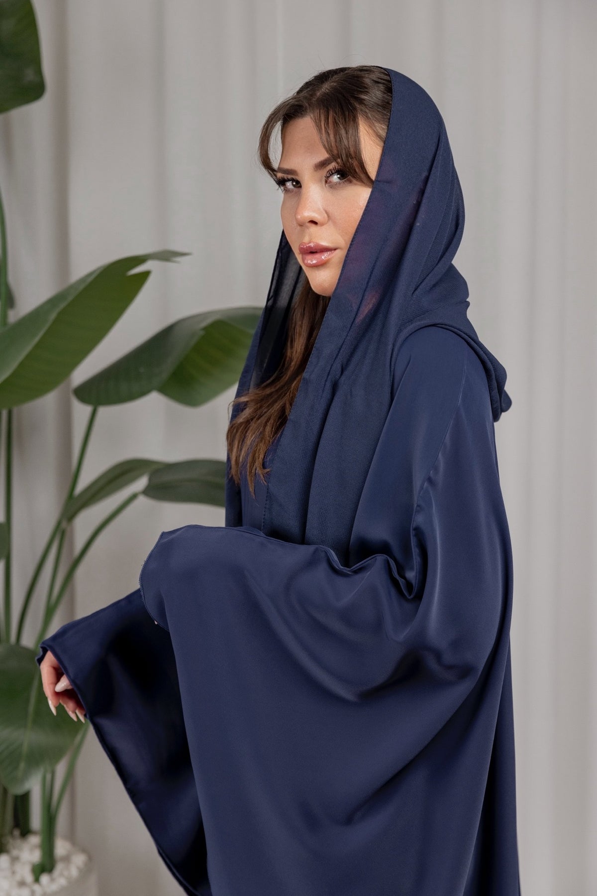 Butterfly Abaya - Blue