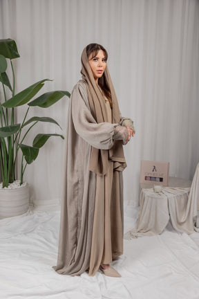 Bliss Abaya - Beige