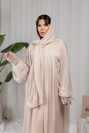 Bliss Abaya - Light Pink