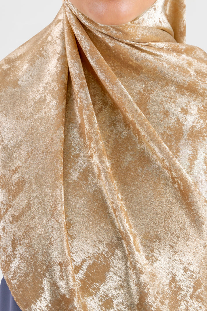 Luxury Hijab | Sun Gold