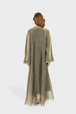 Bild in den Galerie-Viewer laden, Luna Abaya | Olivgrüner Glanz
