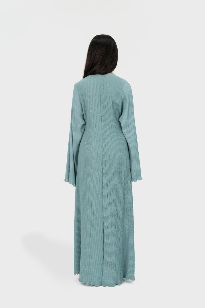 Pleated Dress | Sage Green