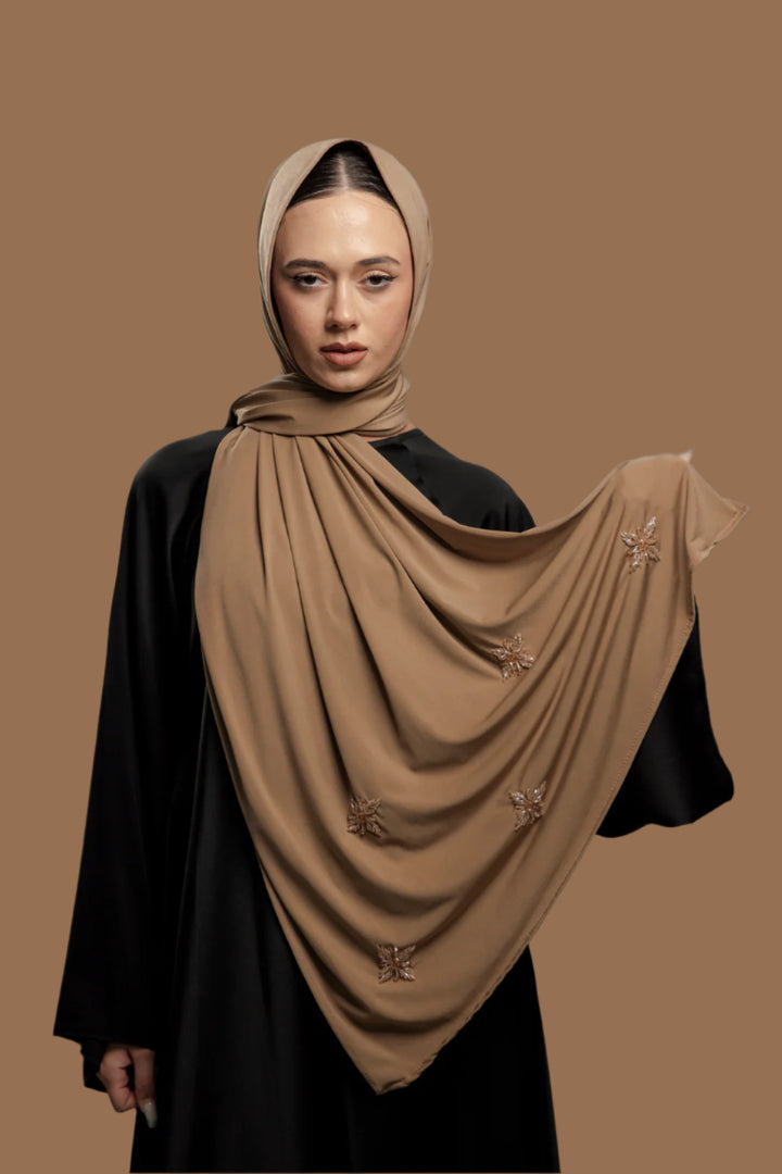 Premium Jersey Handmade Diamond 1 | Mocha Brown