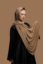 Load image into Gallery viewer, Premium Jersey Handmade Diamond 1 | Mocha Brown
