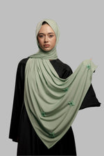 Load image into Gallery viewer, Premium Jersey Handmade Diamond 1 | Sage Green
