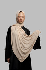 Bild in den Galerie-Viewer laden, Premium Jersey Handmade Diamond 1 - Vanillecreme
