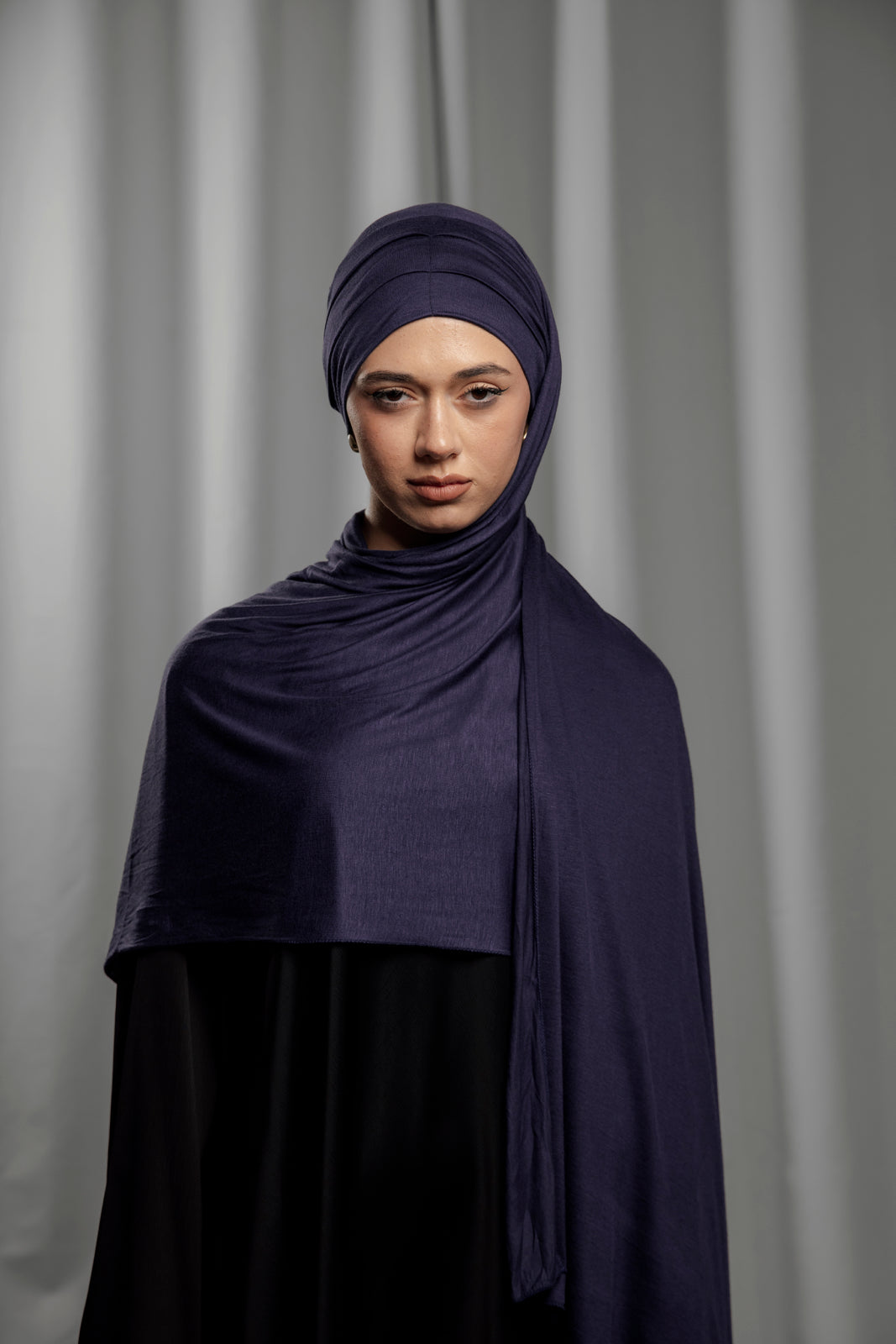 Pre-Tied Hijab -   Midnight Blue