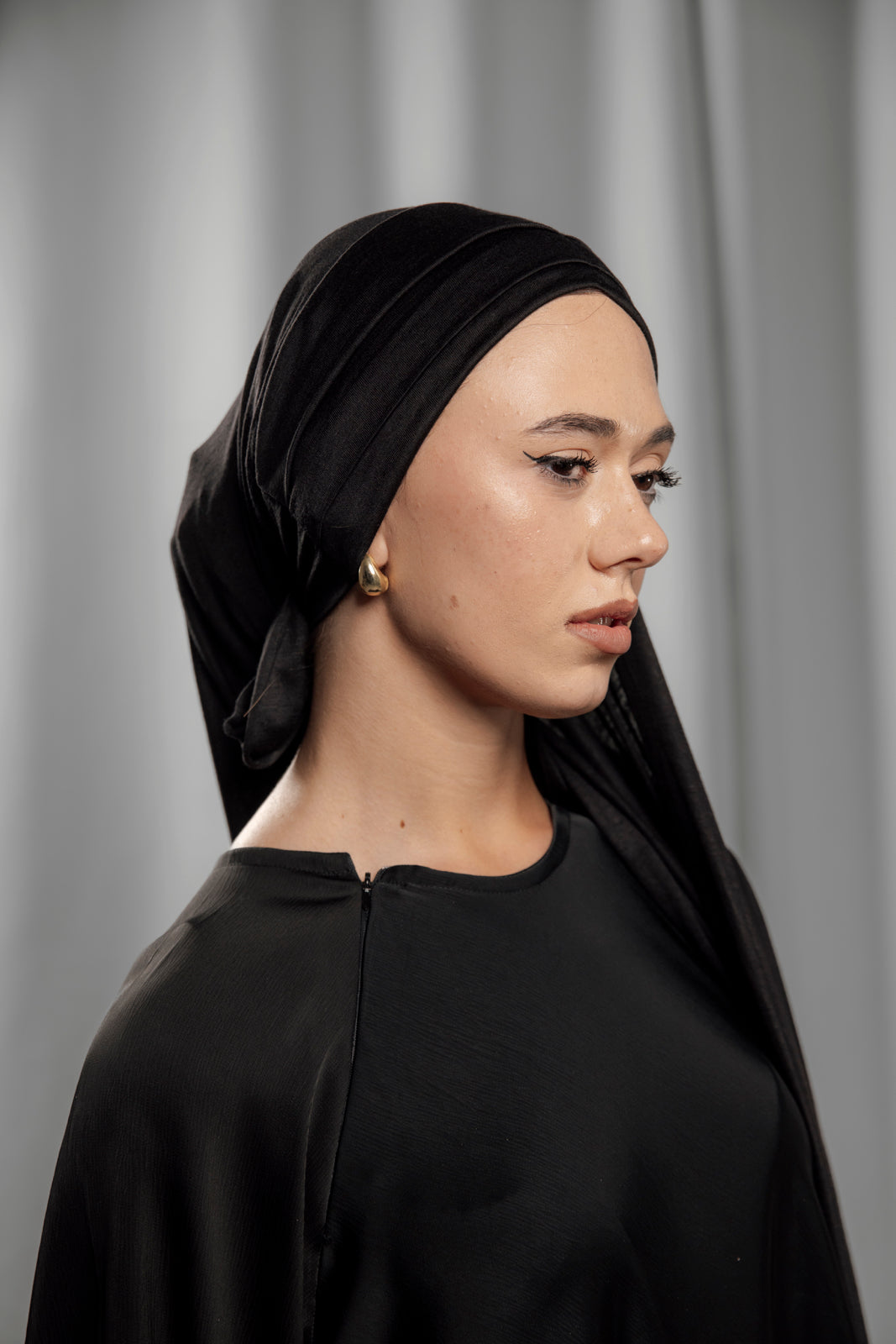 Pre-Tied Hijab - Black