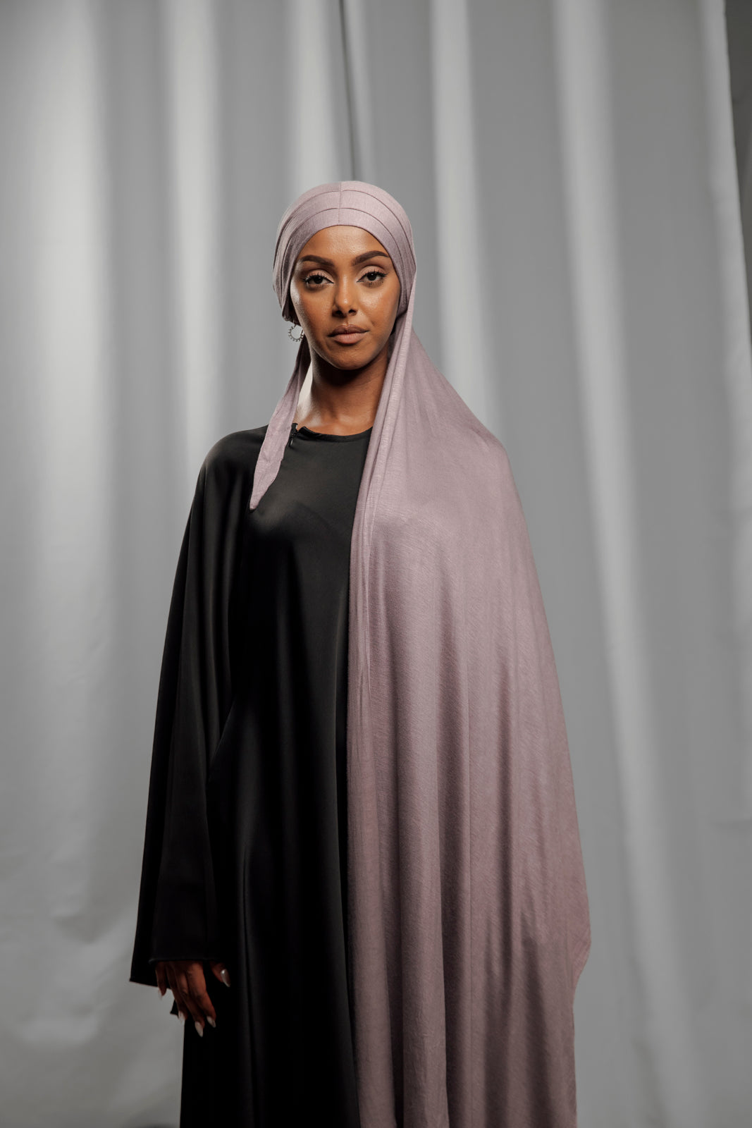 Pre-Tied Hijab - Mauve Shade