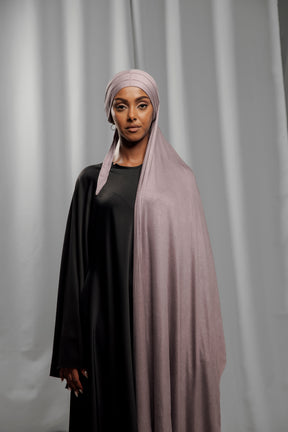 Pre-Tied Hijab - Mauve Shade