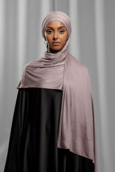 Pre-Tied Hijab - Mauve Shade