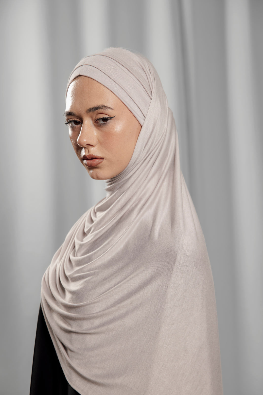 Pre-Tied Hijab - Soft Beige