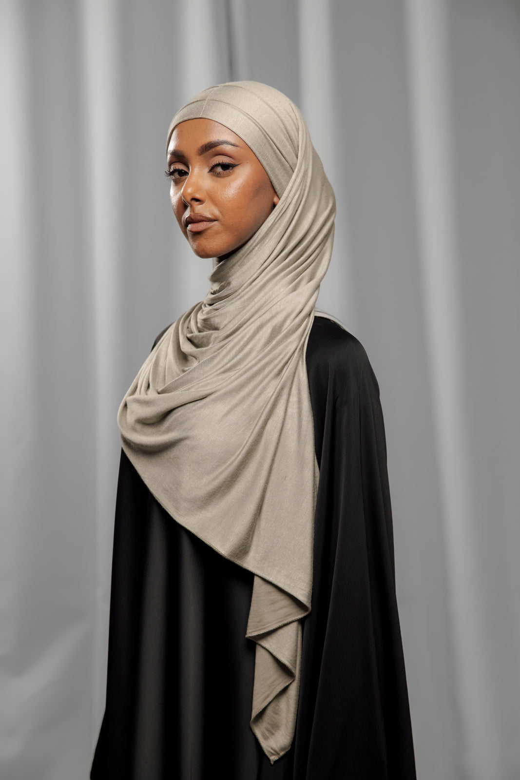 Pre-Tied Hijab - Sand Beige