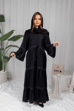 Bild in den Galerie-Viewer laden, Azura Abaya - Schwarz
