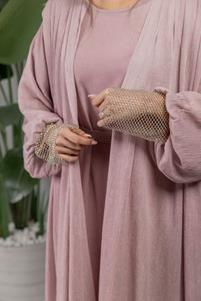 Bliss Abaya - Pink