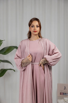 Bliss Abaya - Pink