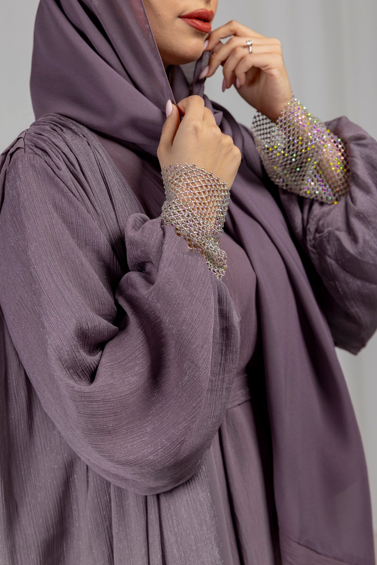 Bliss Abaya - Purple
