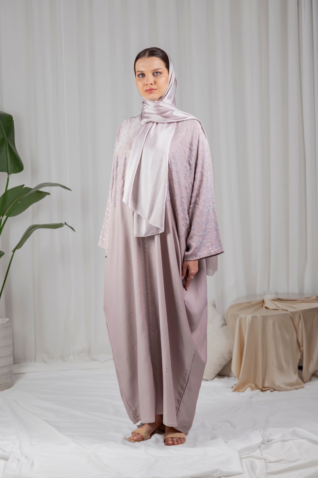 Rimaya Abaya - Pink